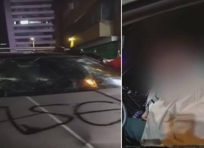 Identificaron a la señora que habría atropellado a manifestantes en Bogotá. Ella explicó su versión de los hechos. FOTOS: Capturas de video