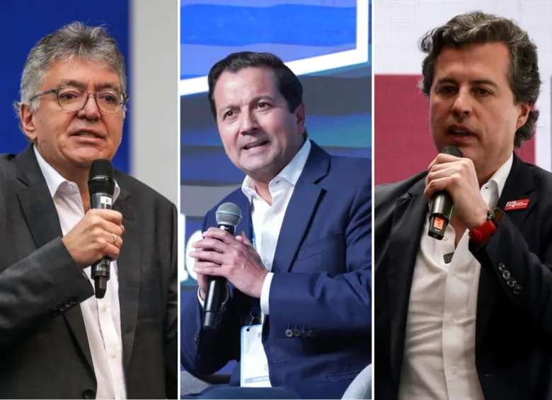 A la izquierda Mauricio Cárdenas; en el centro, David Luna; a la derecha, Juan Manuel Galán. FOTOS: COLPRENSA A la izquierda Mauricio Cárdenas; en el centro, David Luna; a la derecha, Juan Manuel Galán. FOTOS: COLPRENSA