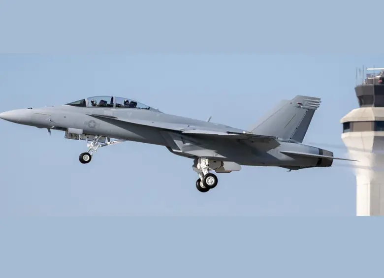 Dos Boeing EA-18G Growler de la Marina de EE. UU. fueron vistos cerca a costas de Venezuela. FOTO: Boeing