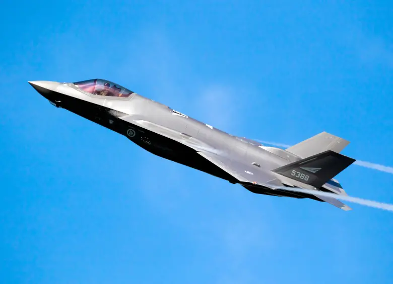 Estos son los aviones que desplegó Estados Unidos en su base aérea de Puerto Rico. FOTO: GETTY