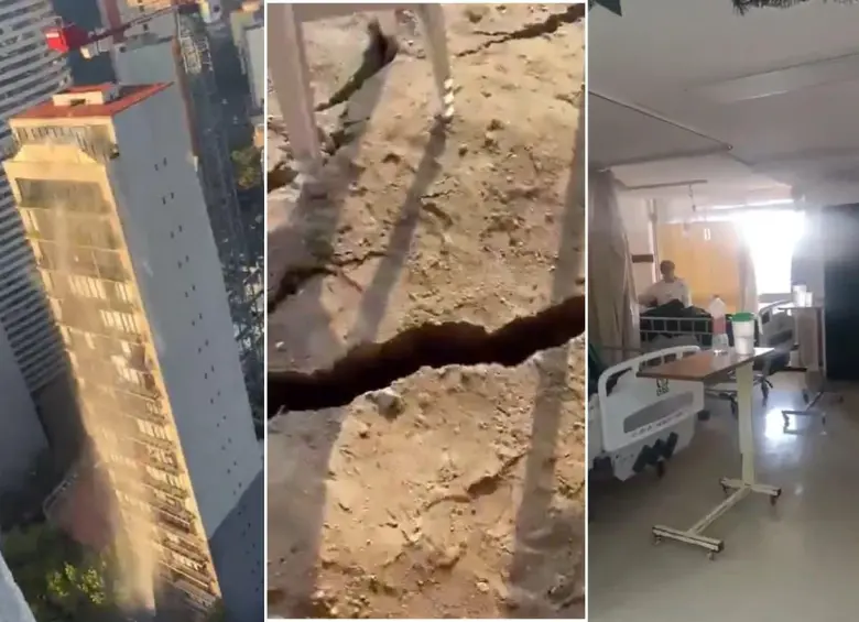 Un fuerte sismo de 6,5 se sintió este 2 de enero de 2026 en México. FOTOS: Capturas de video 