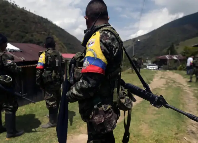 Miembros de las disidencias de las Farc. FOTO: AFP