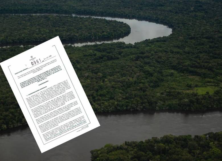 El gobierno de De la Espriella anuló una resolución firmada por la administración Petro que declaraba la Amazonía libre de concesiones mineras y denunció vicios en su procedimiento. Fotos: Ministerio de Ambiente y Desarrollo Sostenible