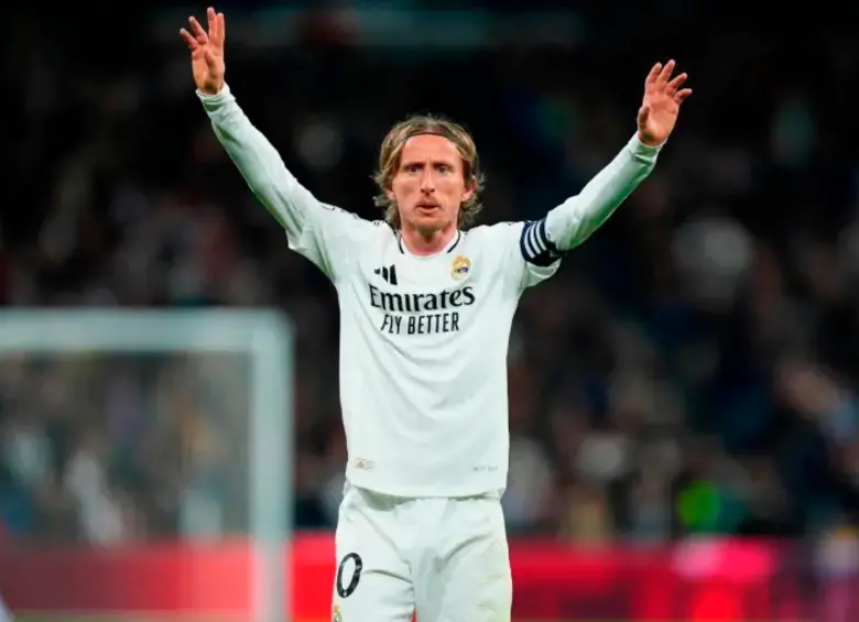 El futbolista croata Luka Modric, de 39 años, es el jugador que más títulos de Champions ha conseguido en la historia con 6. Todos los logró con Real Madrid. FOTO: Getty