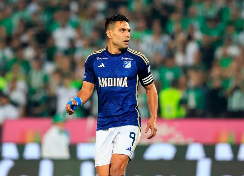 Falcao García llegó a cinco anotaciones con Millonarios en esta Liga BetPlay 2025-1. FOTO: Camilo Suárez