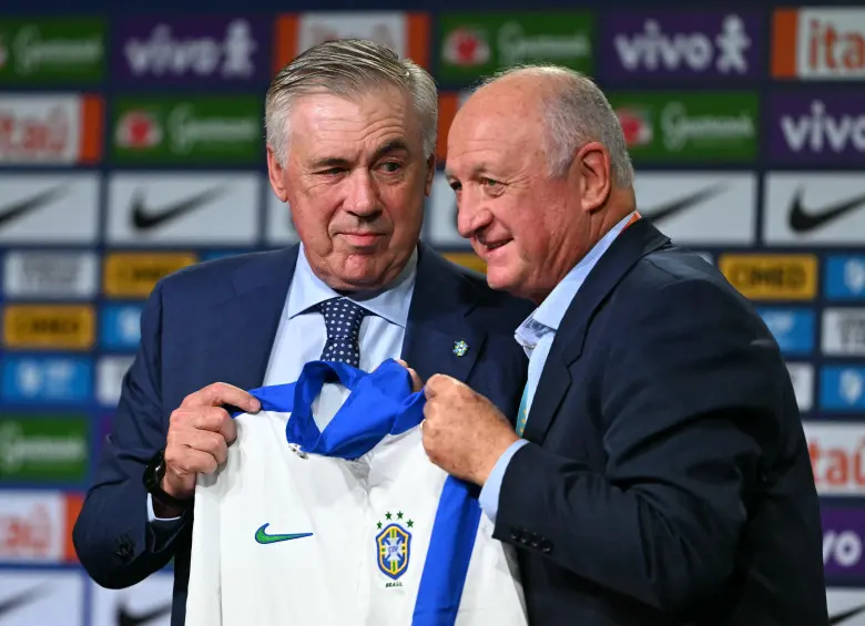 Aunque Ancelotti mencionó a 34 futbolistas brasileños que ha dirigido, la estadística indica que el número ha sido mayor. Foto: AFP