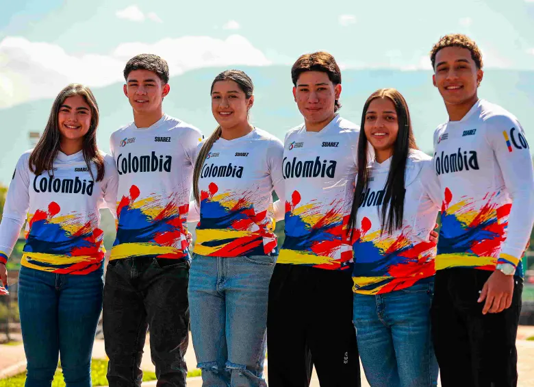 Antioqueños que representarán a Colombia en la categoría Championship. Foto: Manuel Saldarriaga.