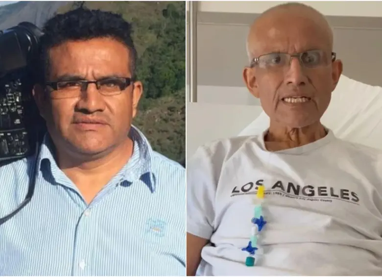 El periodista Fredy Calvache falleció en Zúrich, Suiza, después de una batalla de más de un año contra el cáncer de estómago. FOTO: Colprensa y redes sociales @frecabu8