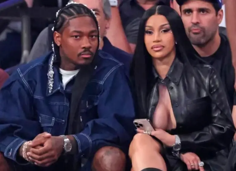Stefon Diggs y Cardi B esperan su primer hijo como pareja. Él tiene una hija y ella tres producto de otras relaciones. FOTO: Tomada de Instagram @stefondiggs