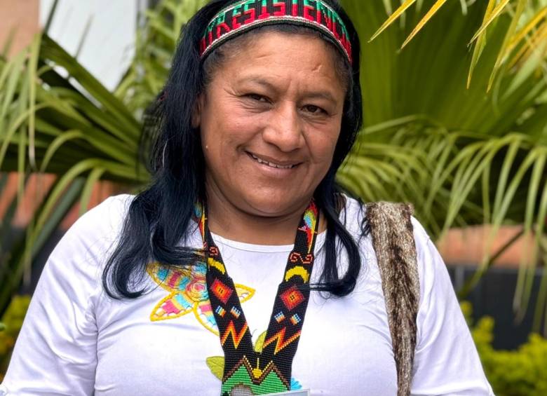 La lideresa indígena y senadora Aída Quilcué. FOTO: Tomada de redes sociales @aida_quilcue