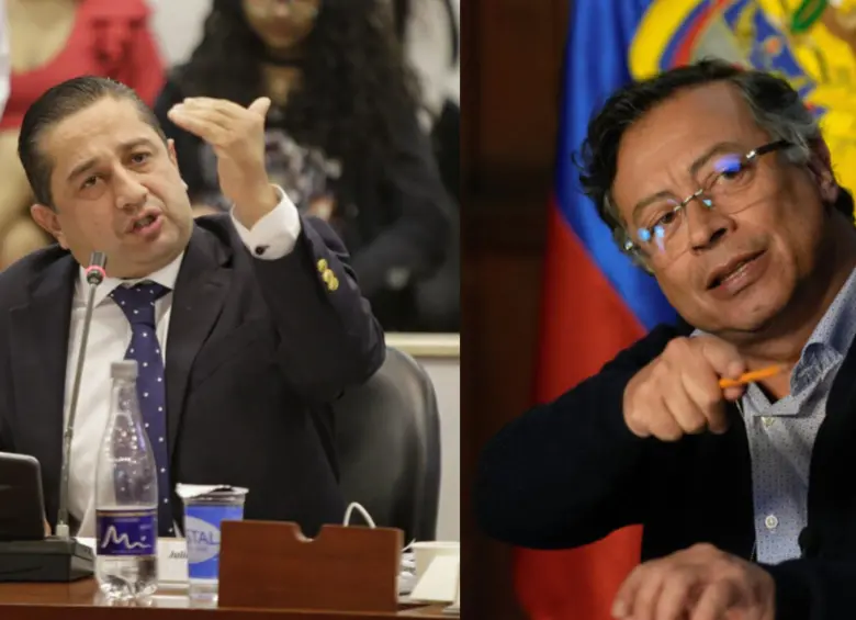 Julio Cesar Triana, representante a la Cámara, criticó una publicación de Petro en donde puso en duda el atentado sufrido en el municipio de La Plata, Huila. Fotos: Colprensa
