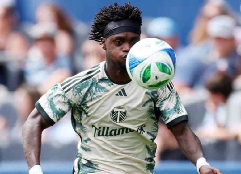 Santiago Moreno en un partido de la MLS con Portland Timbers. FOTO: AFP