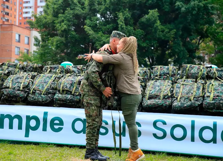 La Tasa de Seguridad se aplica, entre otras cosas, para la dotación de los integrantes de las Fuerzas Militares y la Policía que actúan en Antioquia. FOTO: GOBERNACIÓN