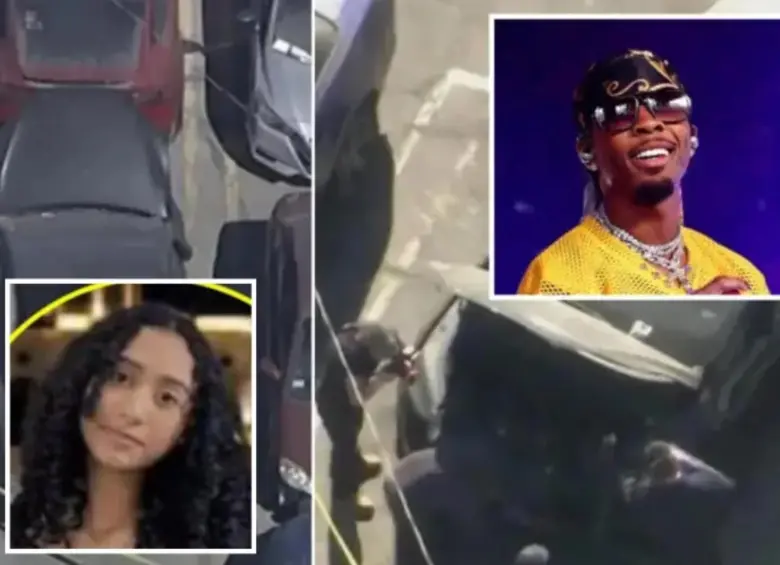 El cuerpo descuartizado que fue encontrado en estado de descomposición en el maletero de un Tesla, registrado a nombre de la estrella emergente del rap D4vd. FOTO: Captura de video de redes sociales @CIQueretaro y D4vd