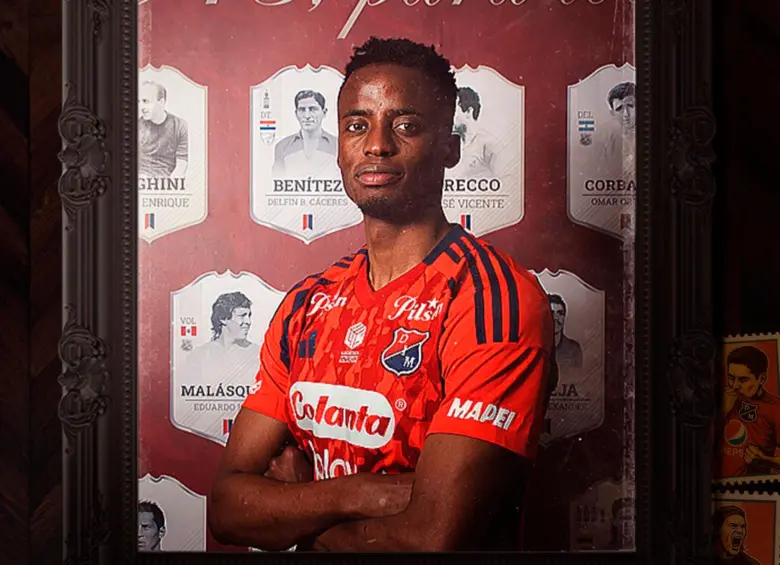 El delantero Jáder Valencia viene de Millonarios. Suma 38 goles y seis asistencias en su carrera. FOTO: CORTESÍA DIM 
