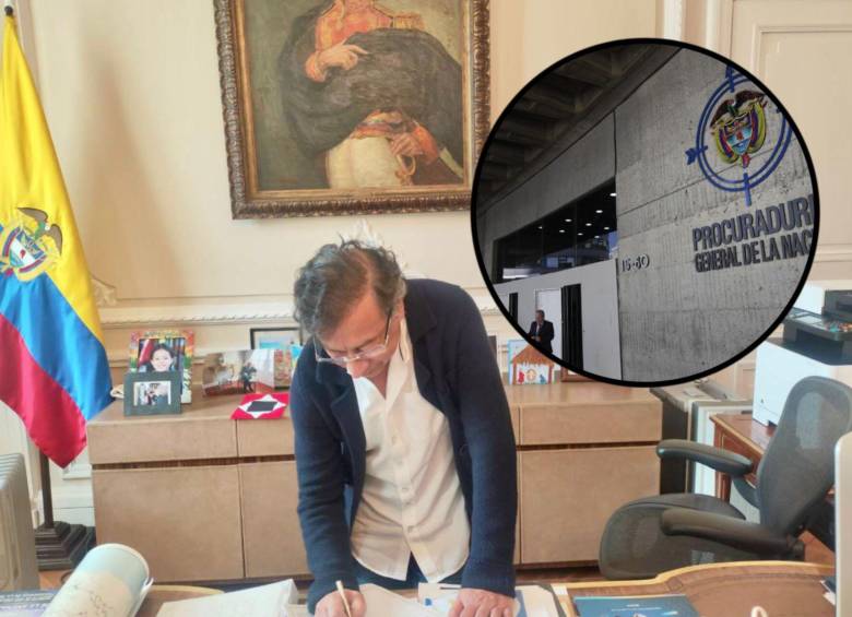 La Procuraduría respondió a las reclamaciones por la firma del decreto que convoca a una consulta popular. FOTO: Presidencia y Colprensa