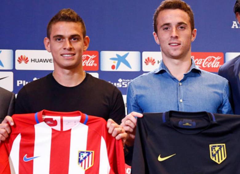 Rafael Santos Borré y Diogo Jota fueron elegidos por el destino para coincidir como las nuevas caras del ataque en el Atlético de Madrid hace algunos años. FOTO: ATLÉTICO DE MADRID