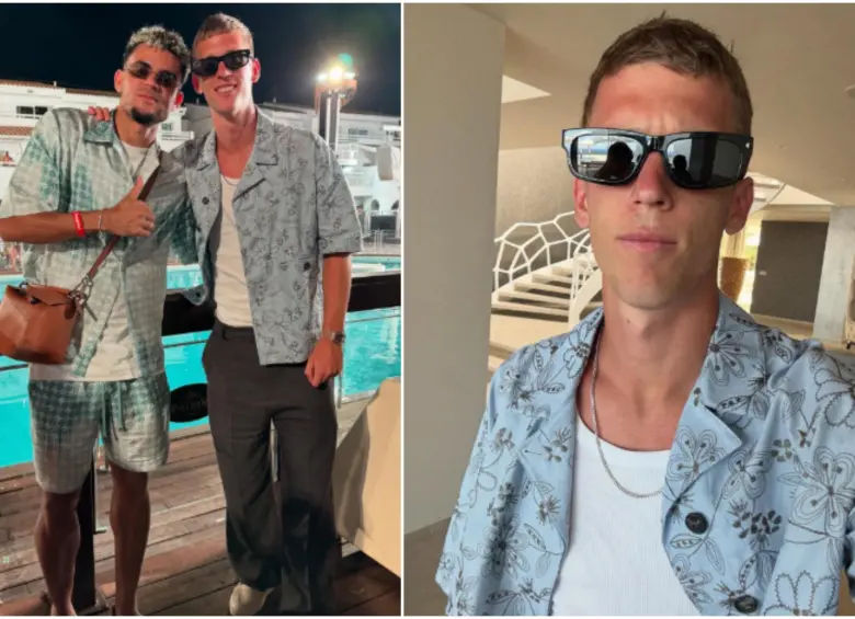 Dani Olmo y Luis Díaz en sus vacaciones en Ibiza. FOTO: REDES SOCIALES DANI OLMO