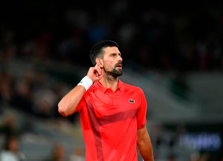 El tenista serbio Novak Djokovic, de 38 años, se ubica en la sexta casilla del ranking de la ATP. FOTO: ROLAND GARROS