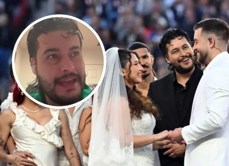 El pastor confesó que el ruido del Levi’s Stadium era ensordecedor, pero el momento de los votos fue de una calma sorprendente. FOTO: AFP y cortesía captura de video de Telemundo