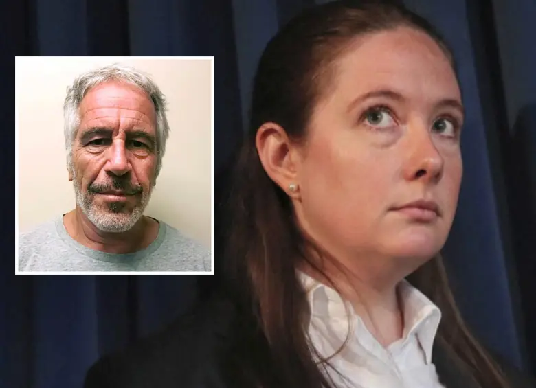 Maurene Comey, es hija del exdirector del FBI James Comey, quien no ha tenido una relación cercana con el actual presidente de Estados Unidos, Donald Trump. FOTO: Departamento de Justicia de EE. UU., y Getty