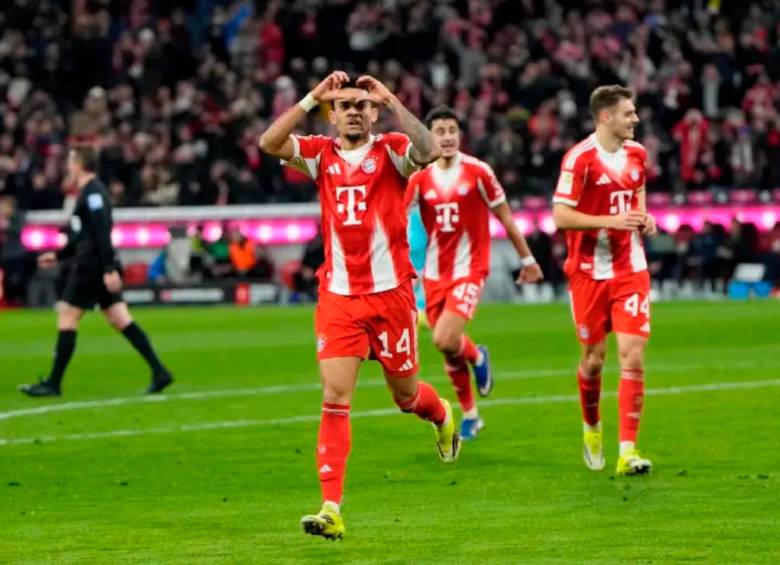 El futbolista colombiano Luis Díaz es uno de los goleadores del Bayern esta temporada. Foto: AFP