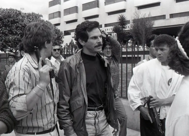 Carlos Pizarro asumió las banderas del movimiento Alianza Democrática M-19 para las elecciones de 1990. Foto: Colprensa