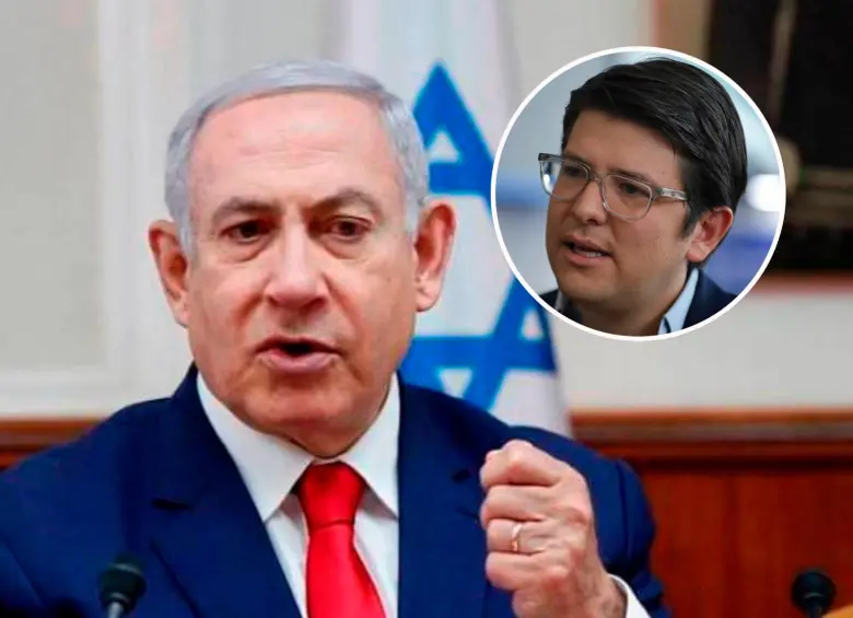 El primer ministro israelí envió sus condolencias por la muerte de Miguel Uribe Turbay a través de redes sociales. FOTOS: AFP y Colprensa