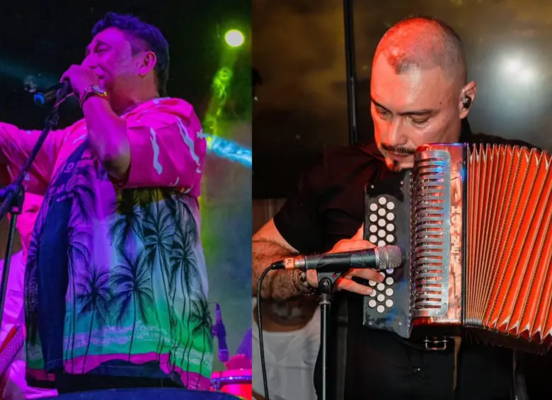 Robinson Damián y Carlos Colmenares buscan seguir con el legado de una agrupación que marcó la historia del vallenato a mediados de los 90. Fotos: redes sociales 