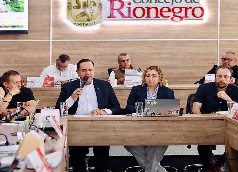 Imagen de referencia de discusión del POT en el Concejo de Rionegro. FOTO: Cortesía