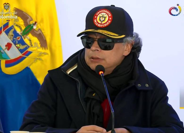 Presidente Gustavo Petro en Consejo de Ministros. Foto: captura de video