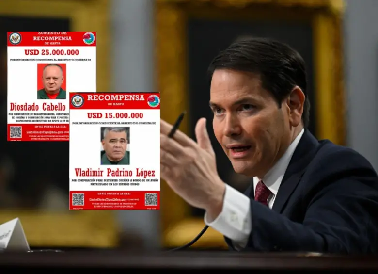 El secretario de Estado dio las razones por las cuales Diosdado Cabello y Vladimir Padrino López no fueron capturados en medio de la incursión militar hecha en Venezuela. Fotos: Getty Images y Embajada de Estados Unidos