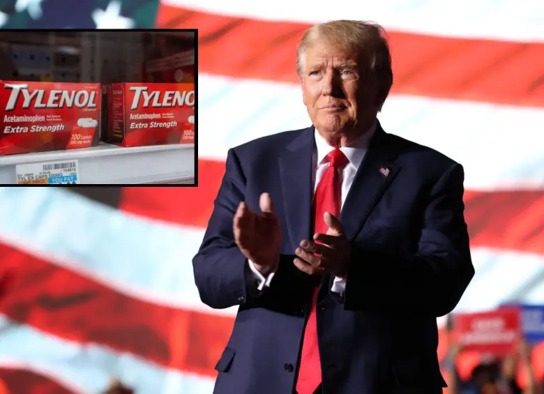 El Tylenol es un ingrediente activo en el acetaminofén y el paracetamol. Para la administración de Donald Trump, su consumo durante el embarazo estaría relacionado con los casos de diagnóstico de autismo en los niños. Fotos: Getty Images y cortesía