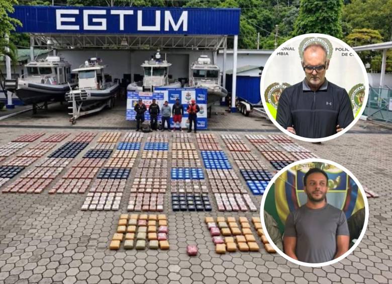 Dos ciudadanos neerlandeses señalados como enlaces clave entre la mafia europea y los carteles colombianos fueron capturados en exclusivos sectores de Medellín y Cali. Todas estas drogas, que fueron incautadas por las autoridades, eran enviadas desde Colombia en contenedores a Europa. FOTO: Fiscalía General de la Nación y Armada Nacional