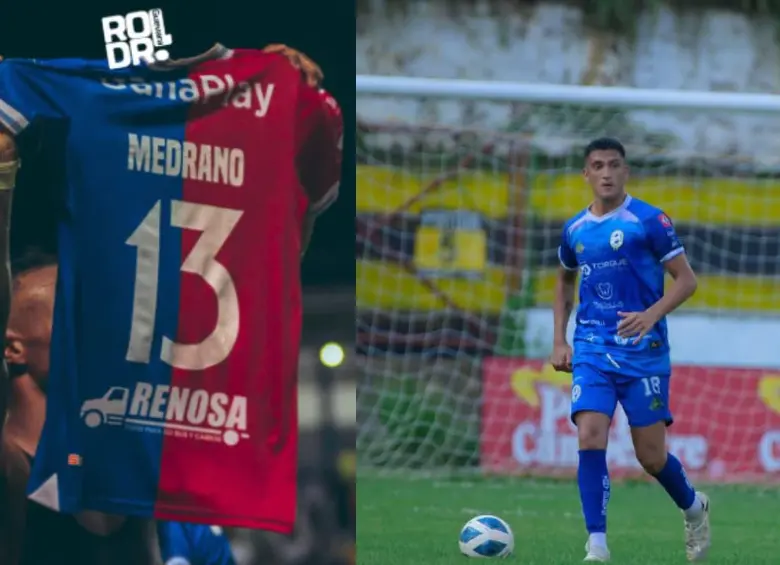 Edgar Medrano, jugador del Club Deportivo FAS (13) y Cristian Belucci, defensor del Fuerte San Francisco (18). FOTO: tomadas de Instagram, edgarmedrano926, pipobelucci.