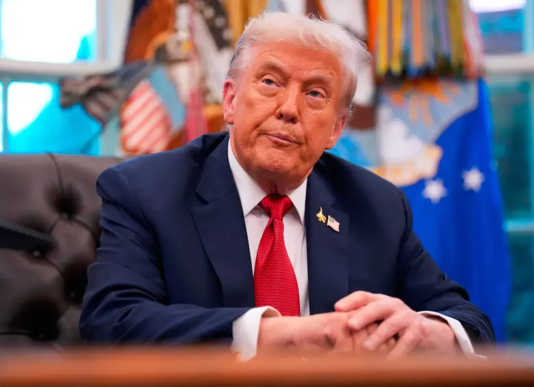 El presidente Donald Trump sostendrá este viernes una reunión con la empresarios petroleros para dialogar sobre el crudo venezolano. FOTO GETTY 