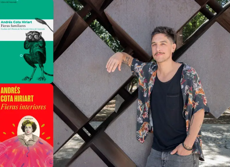 Andrés Cota estará el 20 y 21 de septiembre en la Fiesta del Libro de Medellín. FOTO: Cortesía