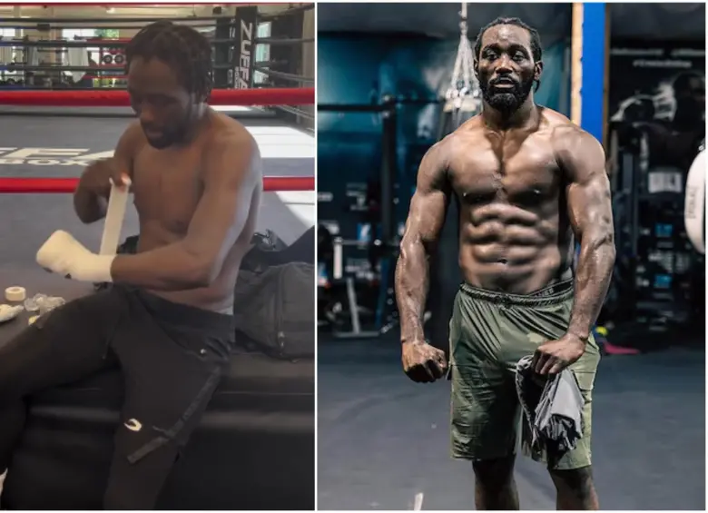 El cambio físico de Terence Crawford, tras su preparación para enfrentar a Canelo Álvarez. FOTO: Redes sociales @tbudcrawford