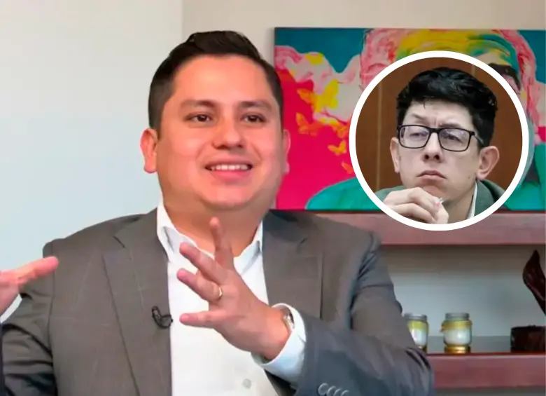 Sebastián Caballero es el gerente del Fondo Financiero de Infraestructura Educativa del Ministerio de Educación, hoy a cargo de Daniel Rojas (foto detalle). Desde su llegada ha dado ingreso a contratistas sin experiencia y usaría su cargo para hacer política. FOTO: CAPTURA DE PANTALLA/PRESIDENCIA