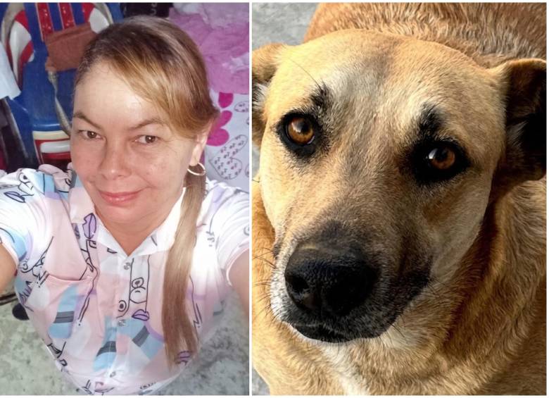 Ella era Zaira Díaz Flórez y su perro, asesinados tras un ataque armado en Montería, Córdoba. FOTO: Tomada de redes sociales de @PlataformaALTO