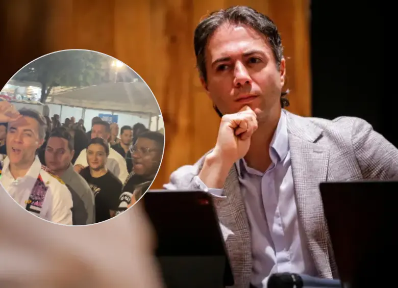 Con gritos e insultos, Daniel Quintero fue recibido en el festival de música Petronio Álvarez. FOTO: COLPRENSA Y REDES SOCIALES 