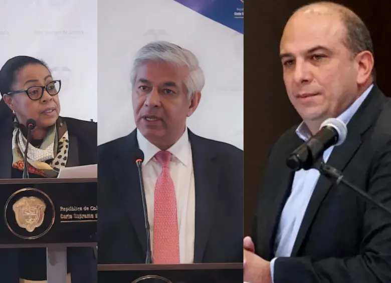 María Balanta, Jaime Tobar, y Carlos Camargo. Foto: cortesía