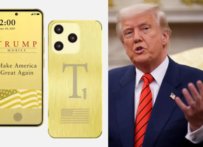 Esta iniciativa móvil del presidente Trump hace parte de su apuesta por productos y servicios “hechos en América”. Foto: Redes sociales y Archivo