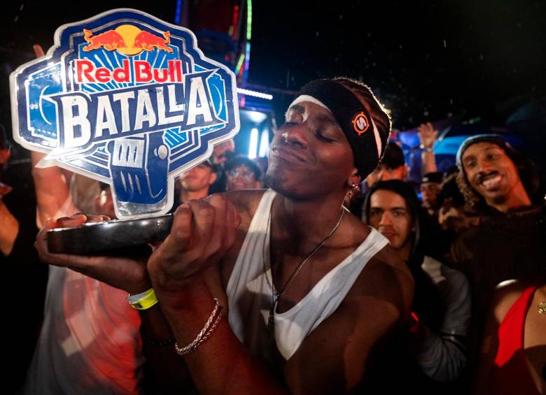 Puppy fue el campeón y participará por la Regional Medellín en octubre. FOTO Cortesía Red Bull Batalla
