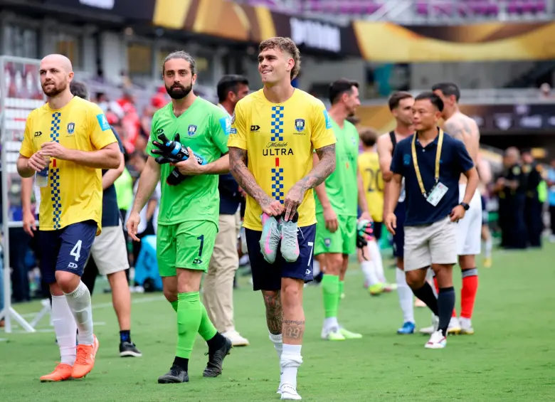 El Aucklan City de Nueva Zelanda es el equipo con el plantel menos costoso del Mundial. Le han metido 16 goles en dos partidos. FOTO getty