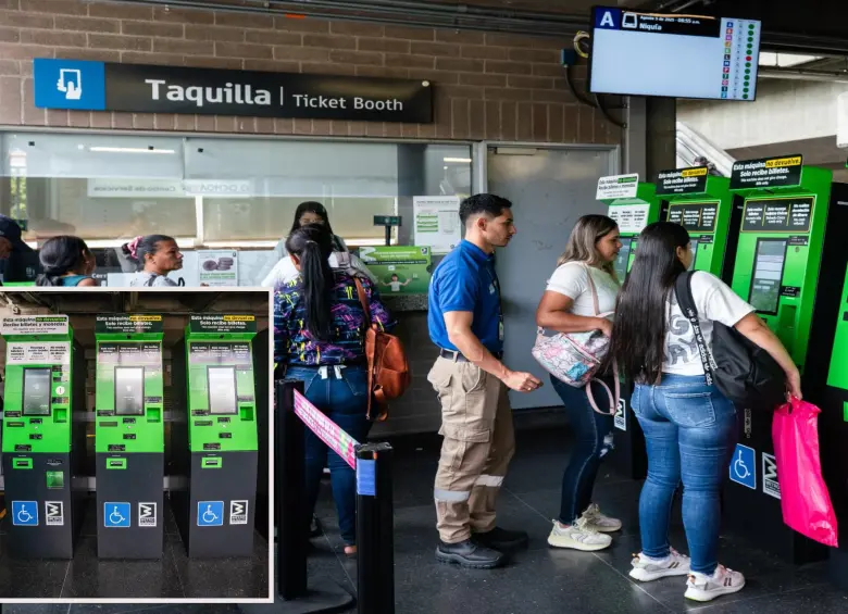 Algunas de las máquinas ya operan en dos estaciones de la línea A del Metro. FOTO: Cortesía