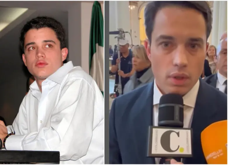 Jerónimo Uribe, hijo del expresidente Álvaro Uribe. FOTO: Colprensa y captura video EL COLOMBIANO