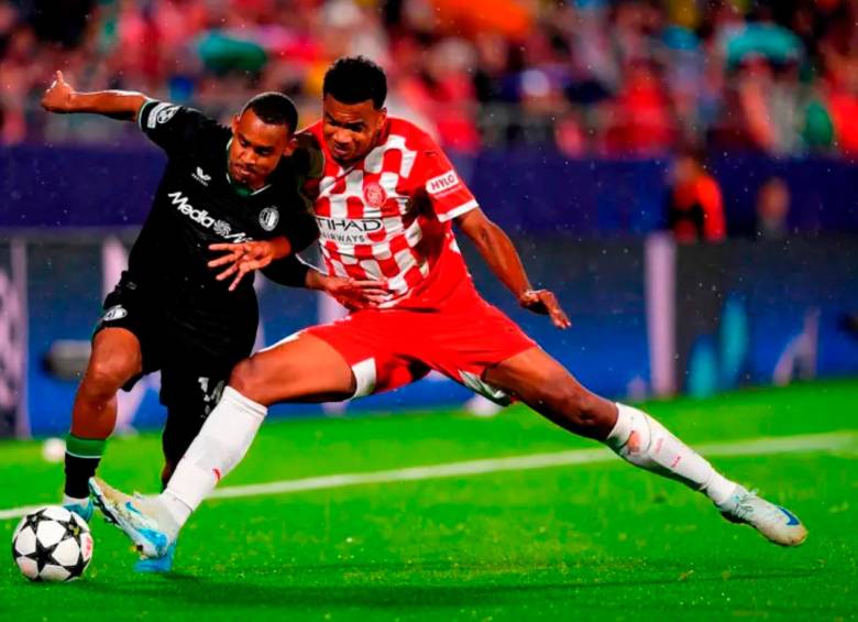 El futbolista vallecaucano Jhon Solís disputó 61 partidos en su paso por el Girona de España. Anotó un gol y dio una asistencia. Foto: Getty