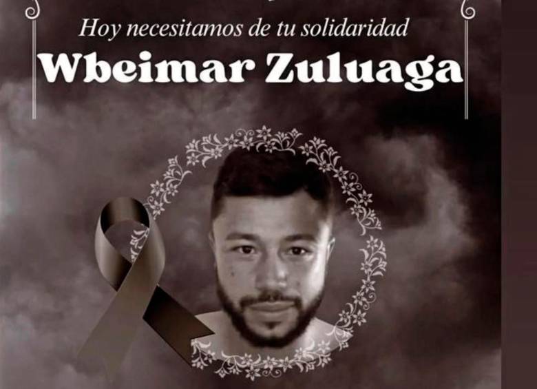 La familia del fallecido apela a la solidaridad de los paisas para traer el cuerpo. Foto: Cortesía.