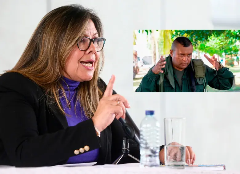 Luz Adriana Camargo, fiscal general pide reactivar orden de captura contra alias Calarcá. FOTOS: Colprensa y captura de video